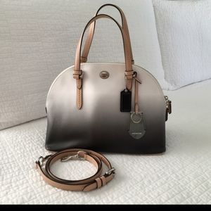 ☃️🌟Rare Coach Peyton Ombre Cora Domed Satchel 🎄